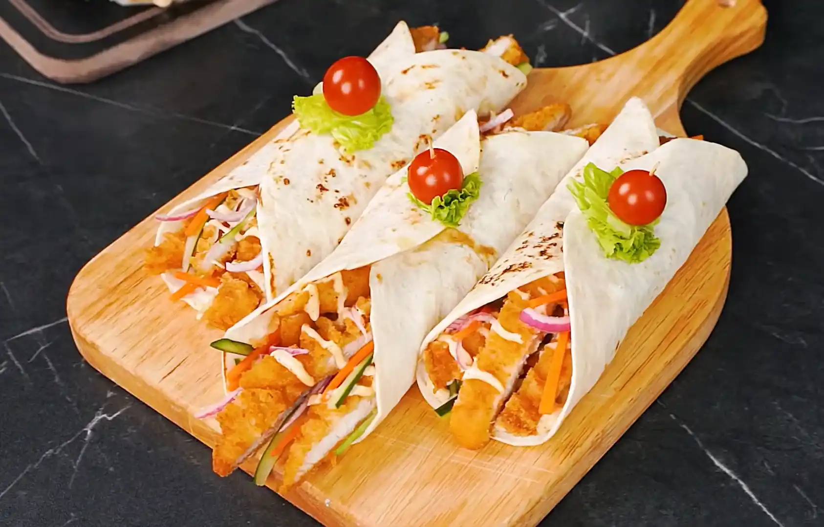 crispy chicken wrap recipe