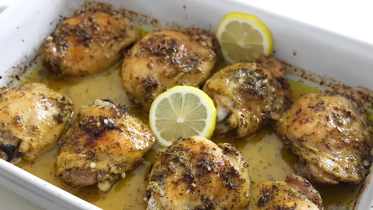 Healthy chicken recipes featuring baked lemon herb chicken breast