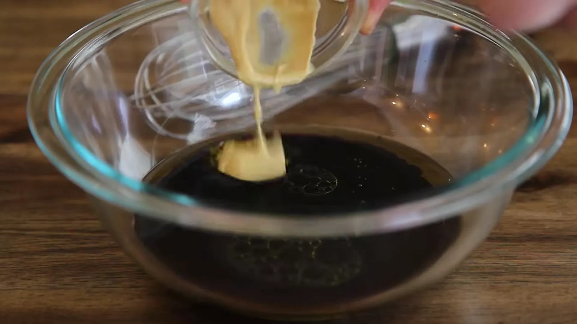 Dijon mustard added to the steak marinade to create a smooth and flavorful emulsion