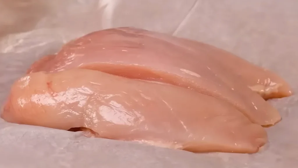How to cook chicken breast – seasoned chicken breasts ready for pan searing